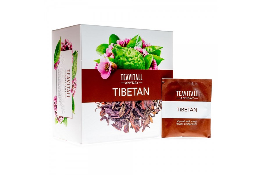 Чайный напиток TeaVitall Anyday «Tibetan», 38 фильтр-пакетов