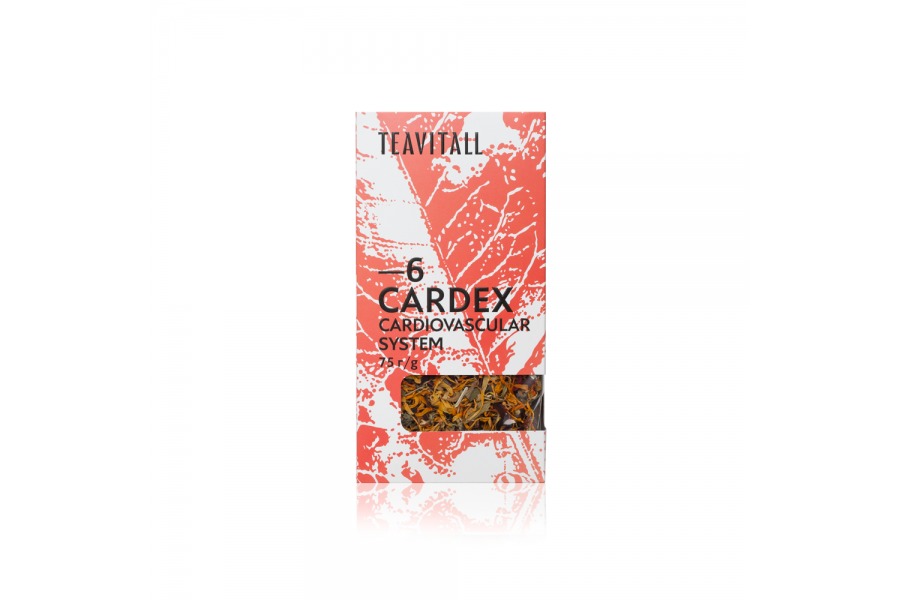 Чайный напиток для сердечно-сосудистой системы TeaVitall Cardex 6, 75 г.