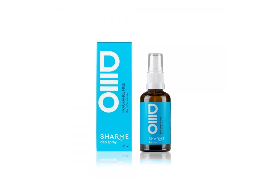 Натуральный дезодорант для тела SHARME DEO SPRAY «Без аромата», 50 мл.