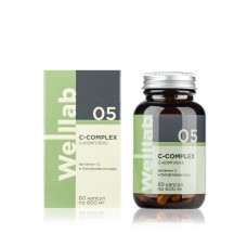БАД с витамином С и биофлавоноидами Welllab C-COMPLEX, 60 капсул